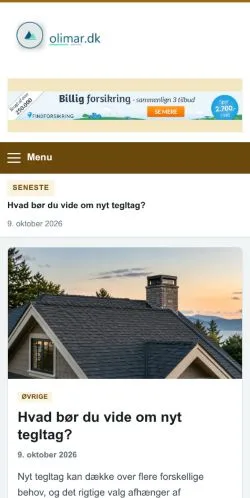 Vorschau der Website Olimar, gelistet für die Veröffentlichung gesponserter Artikel