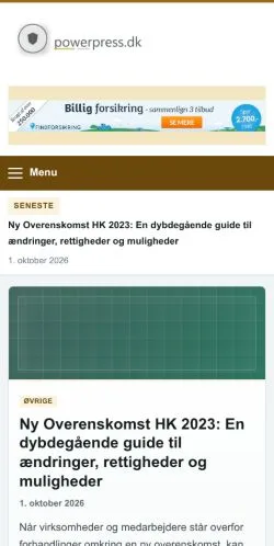 Sponsorlu makale yayını için listelenen Powerpress sitesinin önizlemesi