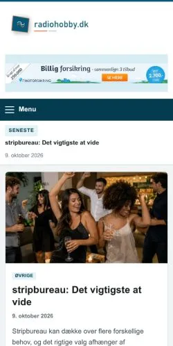 Vorschau der Website Radiohobby, gelistet für die Veröffentlichung gesponserter Artikel