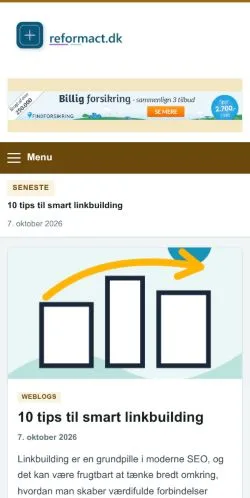 Forhåndsvisning af ReformAct, opført til udgivelse af sponsorerede artikler