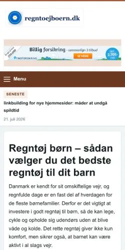 Anteprima del sito Regntoej Boern, referenziato per la pubblicazione di articoli sponsorizzati