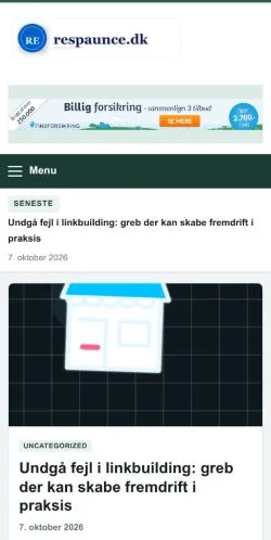 Anteprima del sito Respaunce Blog, referenziato per la pubblicazione di articoli sponsorizzati
