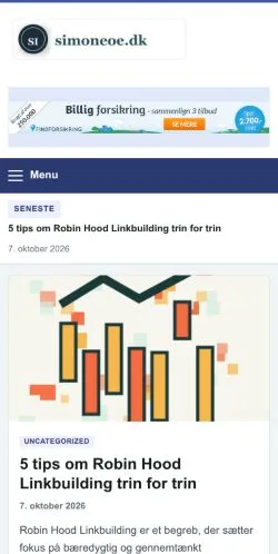 Anteprima del sito Simoneoe, referenziato per la pubblicazione di articoli sponsorizzati