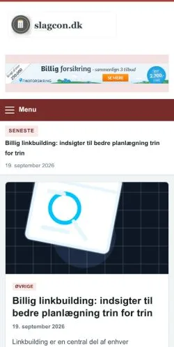 Forhåndsvisning af Slagcon, opført til udgivelse af sponsorerede artikler