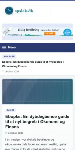 Vorschau der Website Spslak, gelistet für die Veröffentlichung gesponserter Artikel