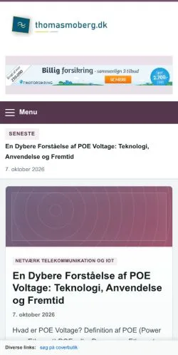 Vorschau der Website Thomas & Mobergs IT, gelistet für die Veröffentlichung gesponserter Artikel