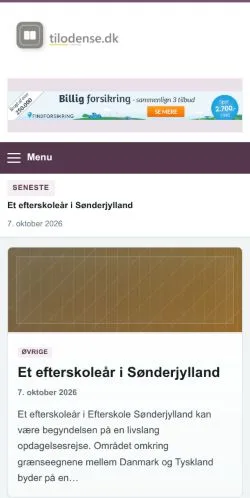Aperçu du site Tilodense, référencé pour publier un article sponsorisé