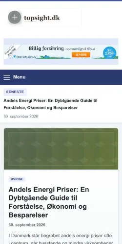 Anteprima del sito Topsight, referenziato per la pubblicazione di articoli sponsorizzati
