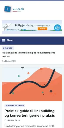 Anteprima del sito VIS Business Magasin, referenziato per la pubblicazione di articoli sponsorizzati