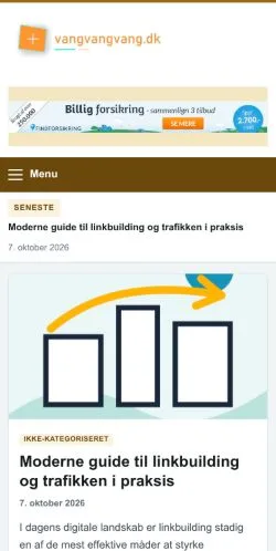 Podgląd witryny Vangvangvang, ujętej jako miejsce publikacji artykułów sponsorowanych