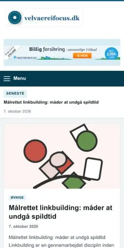Vorschau der Website Velvaere In Focus, gelistet für die Veröffentlichung gesponserter Artikel