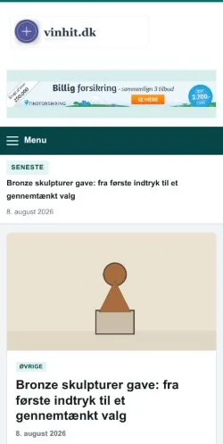 Anteprima del sito Vinhit, referenziato per la pubblicazione di articoli sponsorizzati