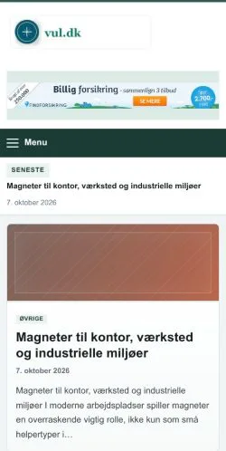 Vorschau der Website Vul, gelistet für die Veröffentlichung gesponserter Artikel