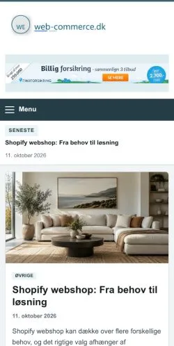 Vorschau der Website Web Commerce, gelistet für die Veröffentlichung gesponserter Artikel