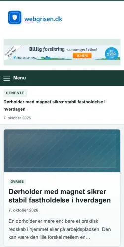 Vorschau der Website Webgrisen, gelistet für die Veröffentlichung gesponserter Artikel