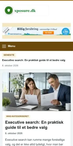 Anteprima del sito Xposure, referenziato per la pubblicazione di articoli sponsorizzati