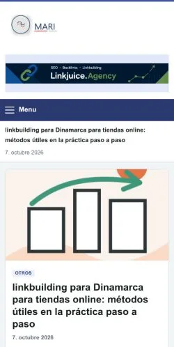 Vorschau der Website Mari, gelistet für die Veröffentlichung gesponserter Artikel