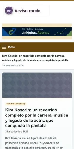 Anteprima del sito Revista Rotula, referenziato per la pubblicazione di articoli sponsorizzati