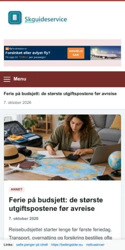 Vorschau der Website SK Guide Service, gelistet für die Veröffentlichung gesponserter Artikel
