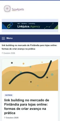 Vorschau der Website Spa4Pets, gelistet für die Veröffentlichung gesponserter Artikel