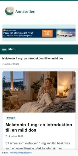 Vorschau der Website Annasellen, gelistet für die Veröffentlichung gesponserter Artikel