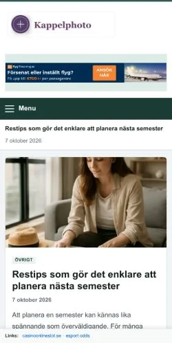 Forhåndsvisning af Kappelphoto, opført til udgivelse af sponsorerede artikler