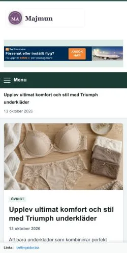 Forhåndsvisning af Majmun, opført til udgivelse af sponsorerede artikler