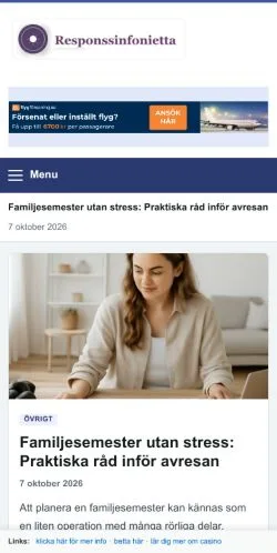 Forhåndsvisning af Responssinfonietta, opført til udgivelse af sponsorerede artikler