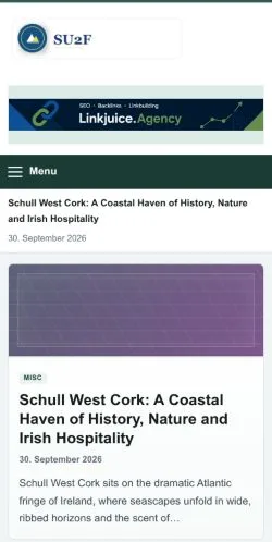 Vorschau der Website Su2f, gelistet für die Veröffentlichung gesponserter Artikel