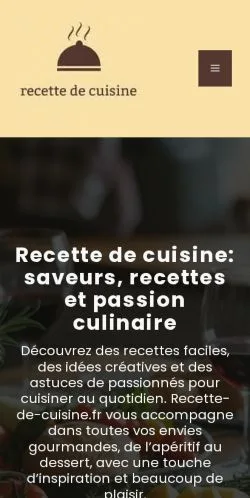 Forhåndsvisning af Recette de cuisine, opført til udgivelse af sponsorerede artikler