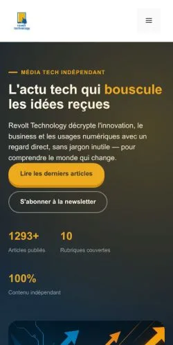 Forhåndsvisning af Revolt Technology, opført til udgivelse af sponsorerede artikler