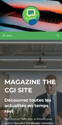 Forhåndsvisning af The CGI Site, opført til udgivelse af sponsorerede artikler