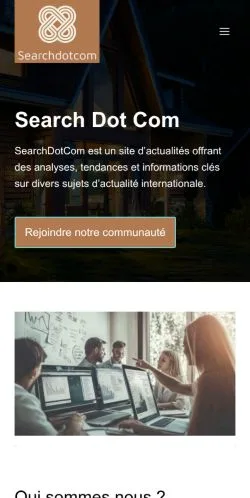 Forhåndsvisning af Search Dot Com, opført til udgivelse af sponsorerede artikler