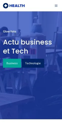 Aperçu du site Glow Foto, référencé pour publier un article sponsorisé