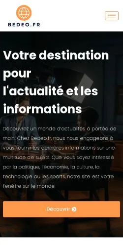 Aperçu du site Bedeo Magazine, référencé pour publier un article sponsorisé