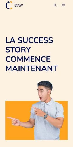 Aperçu du site Cnitaat Business Média, référencé pour publier un article sponsorisé