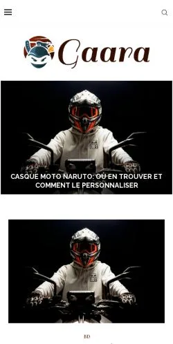 Aperçu du site Gaara-fr, référencé pour publier un article sponsorisé