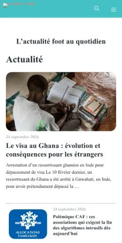 Aperçu du site Gabon Flash, référencé pour publier un article sponsorisé