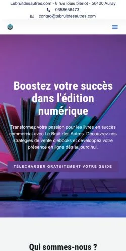 Aperçu du site Le Bruit des Autres, référencé pour publier un article sponsorisé