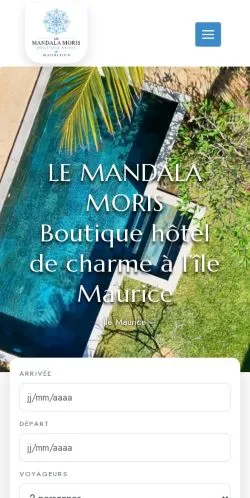 Aperçu du site Mandala Moris, référencé pour publier un article sponsorisé