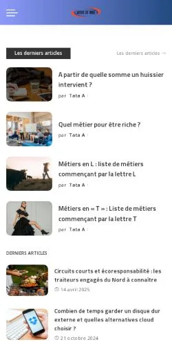 Aperçu du site Le Miroir Du Nord, référencé pour publier un article sponsorisé