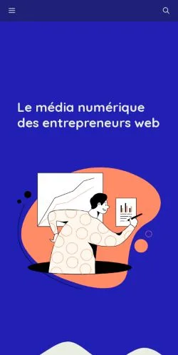 Aperçu du site Web Entrepreneurs Media, référencé pour publier un article sponsorisé