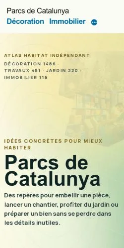 Forhåndsvisning af Parcs De Catalunya, opført til udgivelse af sponsorerede artikler