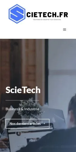 Forhåndsvisning af ScieTech Business Industrie, opført til udgivelse af sponsorerede artikler