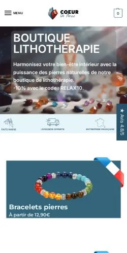 Forhåndsvisning af Coeur De Pierre, opført til udgivelse af sponsorerede artikler