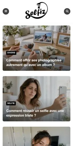 Forhåndsvisning af Selfiz Photo, opført til udgivelse af sponsorerede artikler