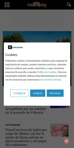 Anteprima del sito calamochahoy.com, referenziato per la pubblicazione di articoli sponsorizzati