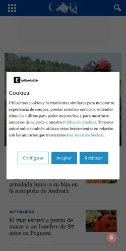 Anteprima del sito calviahoy.com, referenziato per la pubblicazione di articoli sponsorizzati
