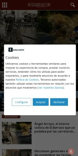 Aperçu du site noticiasarevalo.com, référencé pour publier un article sponsorisé