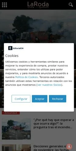 Anteprima del sito lavozdelaroda.com, referenziato per la pubblicazione di articoli sponsorizzati